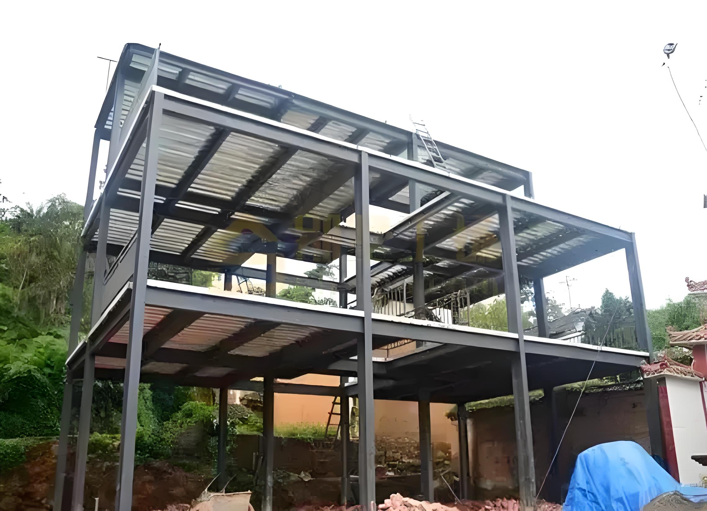 農村重鋼別墅施工現(xiàn)場 農村重鋼別墅施工現(xiàn)場